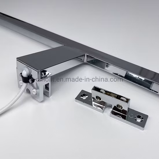 현대 디자인 크롬 알루미늄 표면 3 방향 장착 30cm/45cm/60cm LED 욕실 전면 거울 조명 가구/목욕 세면대/캐비닛/드레싱 거울 IP44 CE